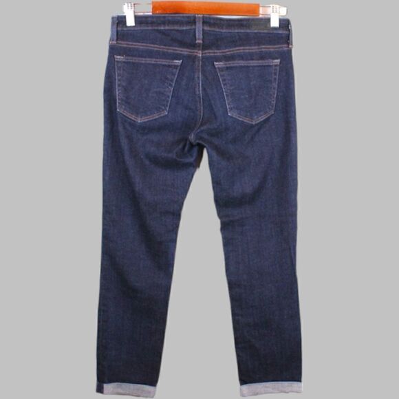 AG The Stevie Roll-Up Jeans in Dark Wash Women's Size 28 - Picture 3 of 10